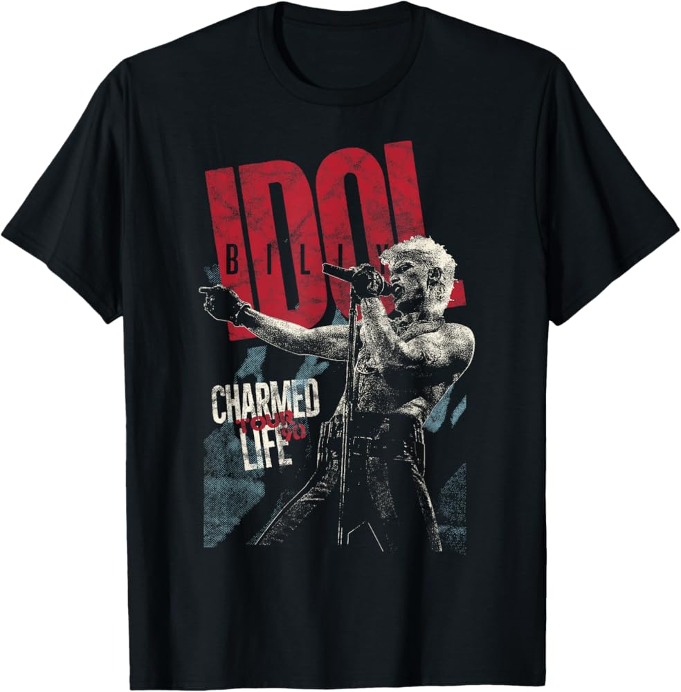 Amazon.com: Billy Idol - Charmed Life T-Shirt : Clothing, Shoes
